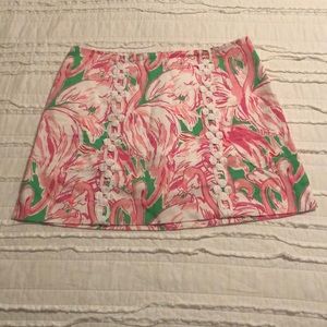 Lilly Pulitzer Flamingo 🦩 Skort Sz. 4